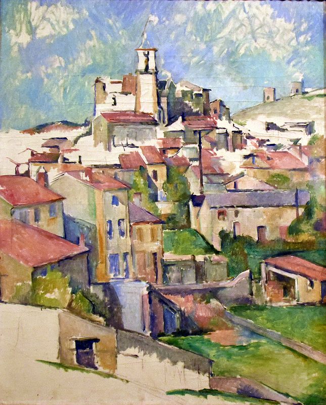 Paul Cezanne 1885-86 Gardanne From New York Metropolitan Museum Of Art At New York Met Breuer Unfinished